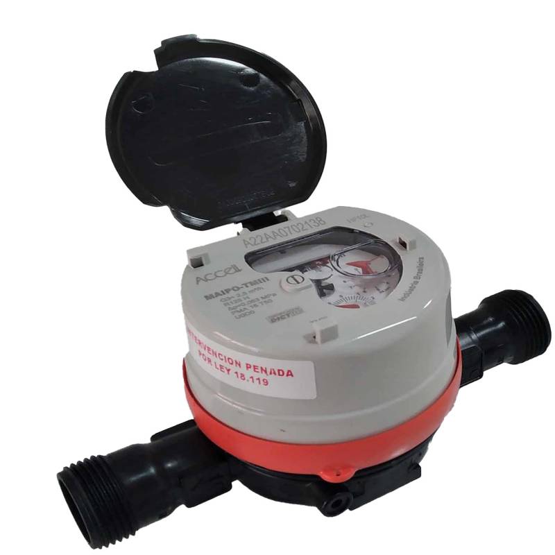 Medidor chorro múltiple pvc con rosca